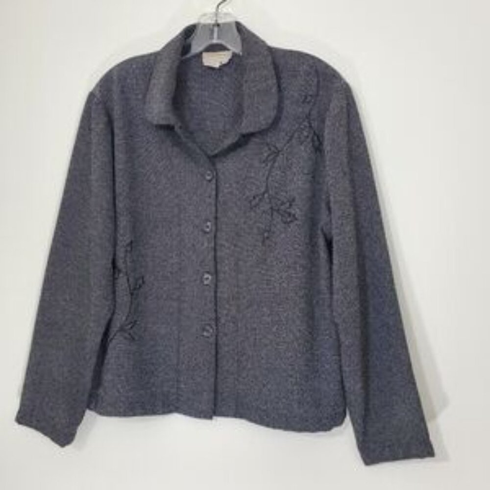 Gray Buttonfront Jacket - image 1